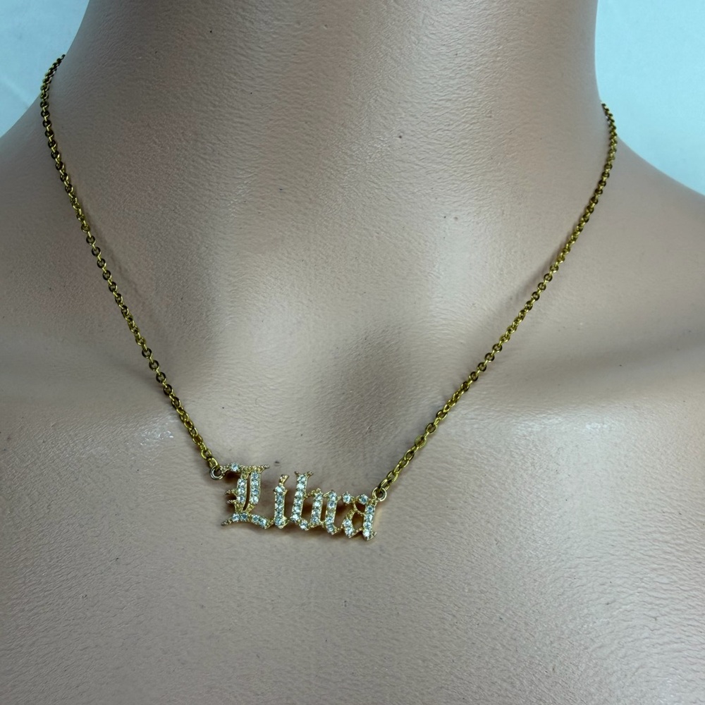 Gold and diamond Zodiac Necklace
